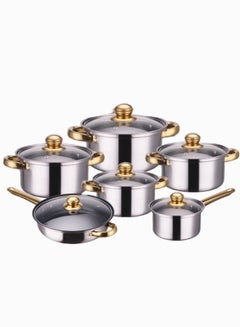 اشتري 6 PCS Stainless Steel Cookware في الامارات