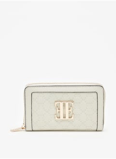 Buy Women's Embossed Monogram Zip Around Wallet in UAE