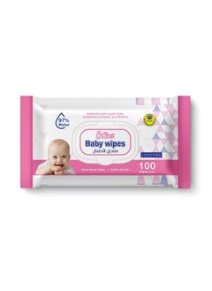 Buy COLLINS  Baby wipes 100 sheets with Flip-top in UAE