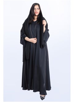 Buy Abaya AIK4030 Black in Saudi Arabia