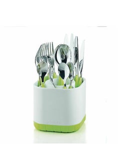 Buy Cutlery Caddy Organizer, Utensil Drying Rack Holder for Kitchen Countertop/Dining Table Storage, Drainer, Kitchen shelving in UAE