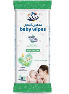 اشتري Baby Wipes Fragrance Free 26 Sheets في الامارات