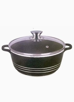 اشتري Dessini Granite Casserole Cooking Pot 36Cm- Pfoa Free Oven Safe-Multi Layer Non Stock Coating-Dishwasher Safe في الامارات