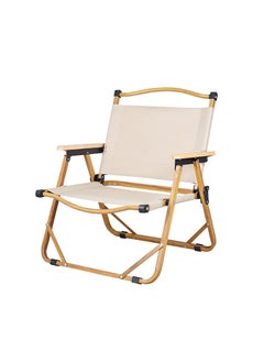 اشتري Lightweight Camping Chairs | Portable Folding Chair | Beach Chairs | Stylish Design with Wood Handles | Heavy Duty 220 lbs | Ultralight 5 lbs | Picnic, Concerts, BBQ في الامارات