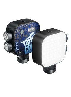 Buy Magnetic RGB Video Light, PHOTOOLEX Tofu Black knight Camera Light Mini 360° Full-Color LED Light for GoPro Studio Streaming Tiktok Vlog in UAE