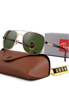 اشتري Ray-Ban Classic Pilot Sunglasses Gold Framed with Green UV Lenses في السعودية