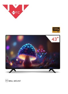 Buy TV 43 Inches FHD Black with Free Wall Mount | MTCFHD43NK24 in Saudi Arabia