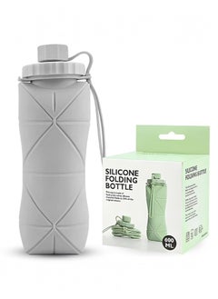 Buy Custom Made Collapsible Water Bottles, Leakproof Valve, Reusable BPA Free, Collapsible Travel Water Bottle Cup for Gym, Camping, Hiking, Travel, Sports in Saudi Arabia