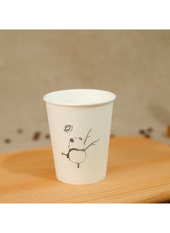 اشتري Thickened disposable paper cup 250ml, 50 pieces في السعودية