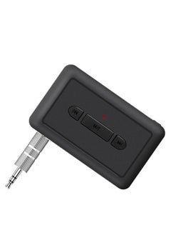 اشتري Car Bluetooth AUX Adapter,Bluetooth 5.2 Receiver, 3.5mm Jack Hands-free Calls 2 in 1 Bluetooth Transmitter Receiver Supports U-Disk/TF Card Playback Adapter for Car Home Stereo/Speaker/Headphones في السعودية