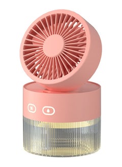 Buy SUNHOME 2-In-1 Portable Fan With Humidifier Pink in UAE