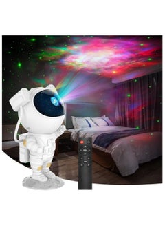 اشتري Kids Star Projector Night Light Astronaut LED Projection Lamp for Bedroom, Starry Night Light Projector with Timer, Remote Control and 360°Adjustable Head Angle,Right Galaxy Projector في الامارات