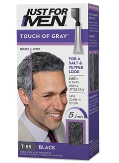 Buy Touch of Gray, Hair Coloring with Comb Applicator,  Black in Egypt