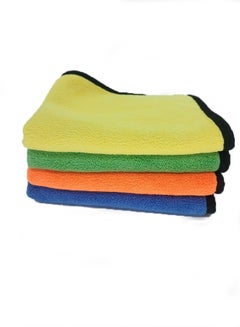 Buy Cleaning Wipes Super Absorbent Microfiber Towel 4 Colours in Saudi Arabia