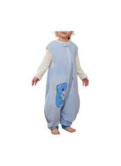 Buy Unisex Baby Sleeping Bag with Legs Soft Lightweight Sleeveless Sleepsuit for All Seasons Cotton Fleece Warm Wearable Blanket in Saudi Arabia