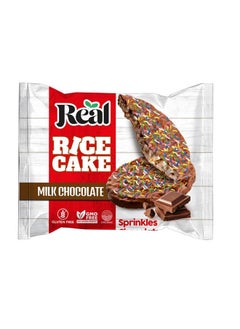 Buy Rice Cake Milk Chocolate And Sprinkles in Egypt