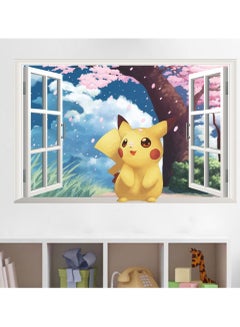 اشتري Pokemon Stickers Living Room Background Decoration Children's Room Decorative Wall Stickers Removable Wallpaper في السعودية