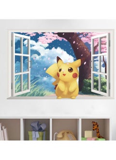 اشتري Pokemon Stickers Living Room Background Decoration Children's Room Decorative Wall Stickers Removable Wallpaper في السعودية