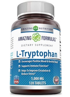 Buy Amazing Formulas L-Tryptophan Supplement 120 Tablets in UAE