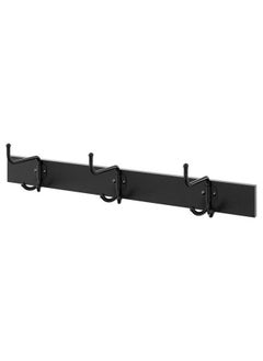 Buy Rack With 3 Hooks Black in Saudi Arabia