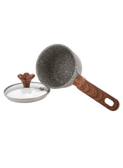 Buy Granite Saucepan With Glass Lid 10 cm in Saudi Arabia