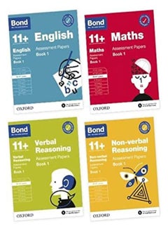 اشتري Bond 11+ English Maths Nonverbal Reasoning Verbal Reasoning Assessment Papers 1011 Years Bund by Lindsay, Sarah Paperback في الامارات