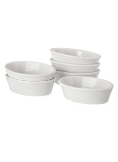 Buy A Set Of 6 Small Oval Porcelain Oven Dishes in Saudi Arabia