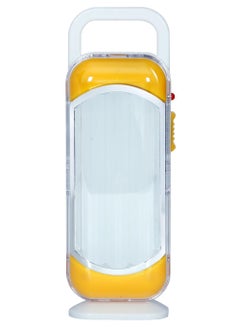 Buy Attractive Rechargeable Emergency LED Yellow/White 8 X 8 X 20cm in Saudi Arabia