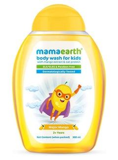 Buy Mamaearth Major Mango Body Wash For Kids with Mango & Oat Protein - 300 ml in UAE
