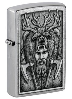 اشتري Zippo 48731 207 Barbarian Design Street Chrome Windproof Lighter في الامارات