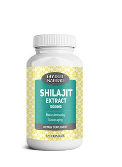 Buy Oladole Natural HIGH Potency SHILAJIT Extract 1000 mg, Made with Organic Herbs Support Weight Management, and Increased Vigor and Vitality, 120 capsule in Saudi Arabia