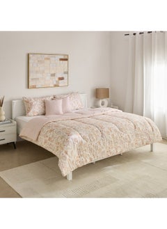 اشتري Madison Florsy 5-Piece Printed Cotton King Comforter Set 240 x 220 cm في الامارات