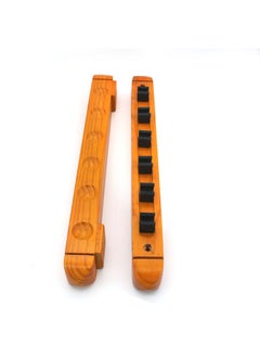 Buy 6-Hole Billiard Cue Wall Rack - Keep Your Cues Safe And Organized in UAE