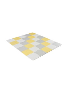 Buy Luno Foam Mat Puzzles - Yellow in UAE