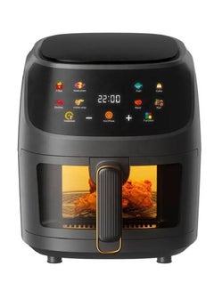 Buy Air Fryer Multifunctional Air Fryer Touch Screen 360° Hot Air Fryer 8L French Fries Fried Chicken Air Fryer Oven Black 2400W in UAE