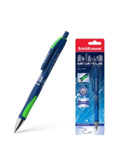 اشتري Retractable ballpoint pen MEGAPOLIS Concept Matic&Grip 0.7, Super Glide Technology, ink color: blue (blister 1 pc.) في الامارات