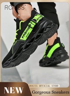 Buy Men Running Sneakers Men’s Lightweight Breathable Jogging Fashionable Sneakers Walking Shoes for Men Gym Shoes for Men Mesh Multi-color Sneaker for Men in UAE