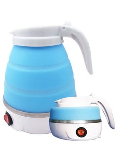 اشتري Portable Teapot Water Heater Foldable 0.6L 600W Electric Kettle For Travel Home Tea Pot Water Kettle Silica Gel Water Kettle في الامارات