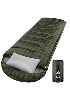 Buy Sleeping Bag for Adults Kids with Pillow, XL Sleeping Bag for All Season Camping Hiking Backpacking 3-4 Seasons Sleeping Bags for Cold Weather & Warm in Saudi Arabia