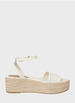 Buy Woven Platform Wedge Sandals in Saudi Arabia