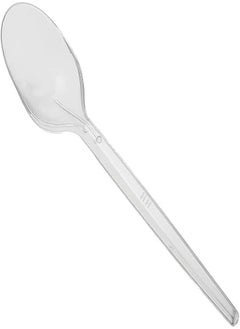 اشتري Plastic Jumbo Spoon Set, White (100pices) في مصر