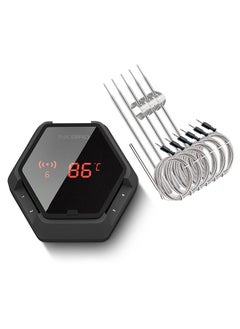 Buy INKBIRD IBT-6XS Food Thermometer Meat Probe Bluetooth Wireless Grill Thermometer for Smoker Six Probes Digital Oven Weber BBQ Thermometer Kitchen Oven Grilling in UAE