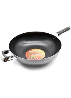 Buy Love Song 32 Cm Fry Wok with Handle |Kitchen Cookware Skillet and Fry pans Woks in UAE