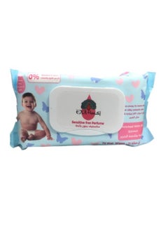 Buy Baby Wet Wipes 72 enriched with scented silk extract in Saudi Arabia