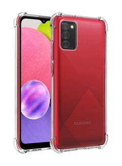 Buy Protective Case Cover For Samsung Galaxy A03s Clear in UAE