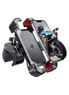 اشتري Bike Phone Mount, Motorcycle Phone Mount, 10s Quick Install - Handlebar Phone Mount, Compatible with iPhone, Samsung, All Cell Phone في السعودية