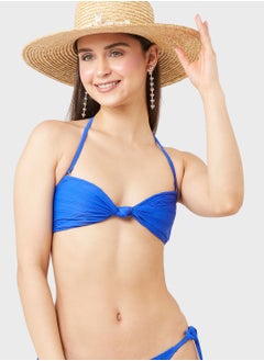 Buy Front Knot Bandeau Bikini Top in Saudi Arabia