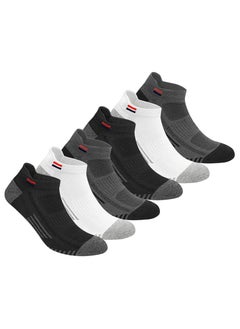 اشتري NAVYSPORT Ankle Socks for Men Women Cotton Sports Socks Pack of 6 Pairs, Free Size, Multicolor في الامارات