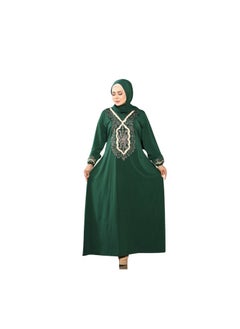 Buy Abaya materia Fayazunl, separate veil and belt, one size, fits 110 kilos for women in Egypt