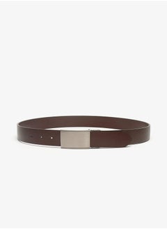 اشتري Men's Textured Belt with Box Buckle Closure في السعودية